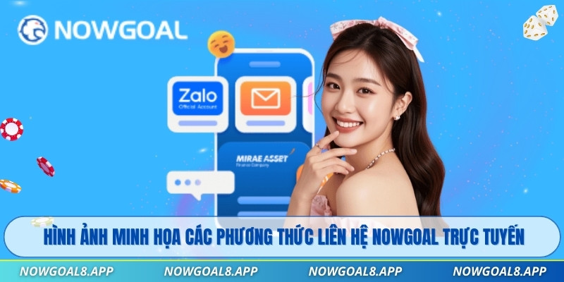 Hình ảnh minh họa các phương thức liên hệ Nowgoal trực tuyến