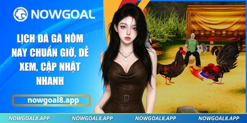 Lịch đá gà hôm nay