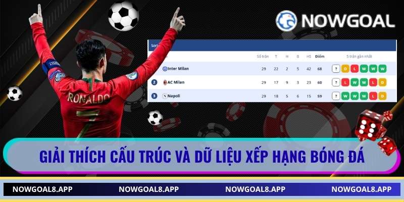 Giải thích cấu trúc và dữ liệu xếp hạng bóng đá