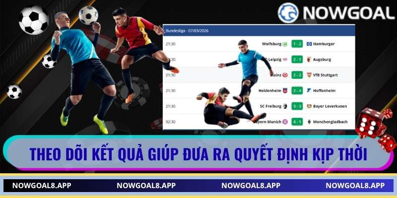 Theo dõi kết quả giúp đưa ra quyết định kịp thời